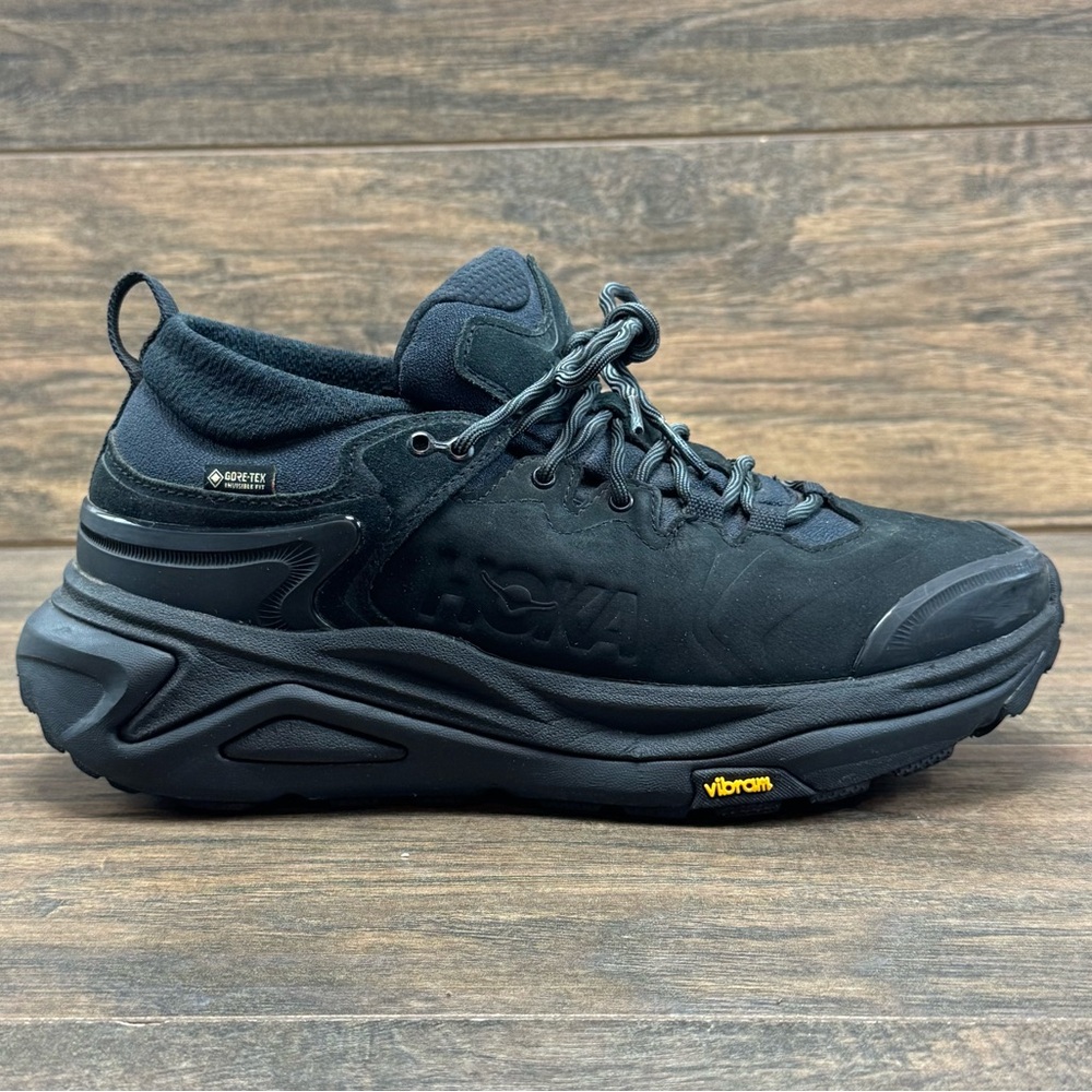 Hoka One One Shoes Womens 10 B Kaha 3 Low GTX Black Athletic Outdoor Hiking